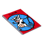 Carnet SPIRAL DE VACHE DE DESSIN FUNNY (Côté Droit)