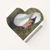 Carnet spiral des cygnes blancs (Dos)