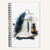 Carnet Spiral des écrivains (Recto)