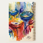 Carnet spiral des fleurs primaires (Verso)