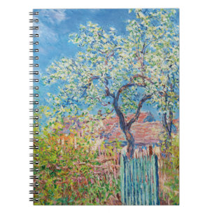 Carnet spiral des fleurs printanières