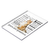 Carnet spiral des plateaux (Côté gauche)