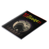 Carnet spiral d'Halloween (Côté gauche)