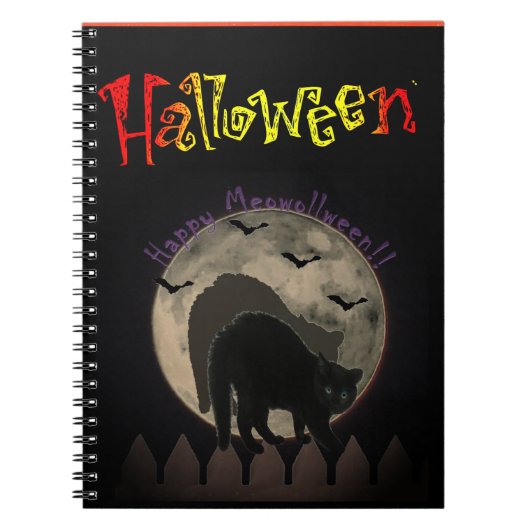 Carnet spiral d'Halloween (Devant)