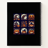 Carnet spiral d'Halloween (Dos)