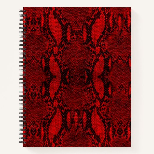 Carnet spiral d'impression de la peau de serpent r (Devant)