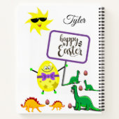 Carnet Spiral Dinosaure de Pâques (Dos)