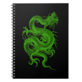 Carnet Spiral Draco Dragon Vert (Devant)