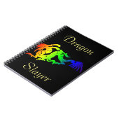 Carnet spiral dragon (Côté gauche)