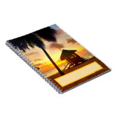 Carnet spiral du coucher du soleil des Caraïbes (Côté Droit)