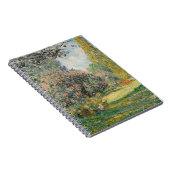 Carnet spiral du jardin de printemps de Monet (Côté Droit)