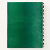 Carnet Spiral du Journal des puces photo personnal (Dos)