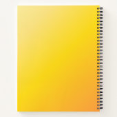 Carnet Spiral du journal prophétique personnalisé (Dos)