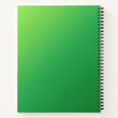 Carnet Spiral du journal prophétique personnalisé (Dos)