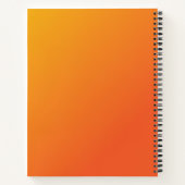 Carnet Spiral du journal prophétique personnalisé (Dos)