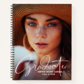 Carnet Spiral du livre d'invité photo complet (Devant)