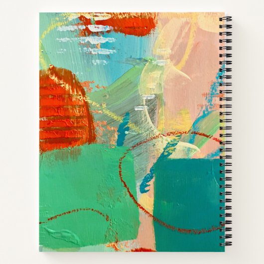 Carnet spiral en conception de terrain de jeu (Dos)