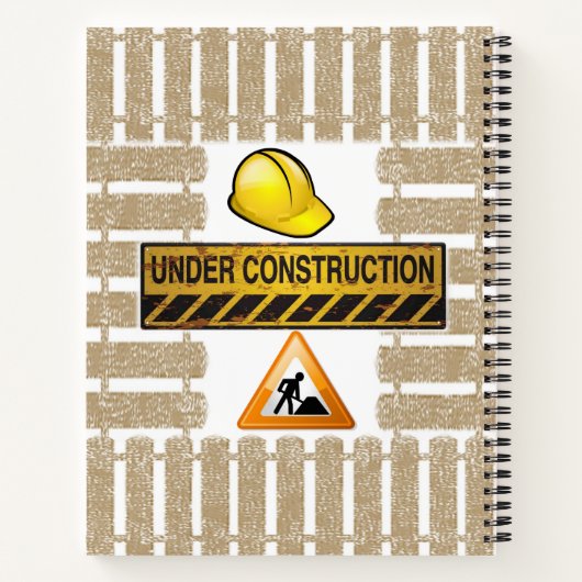 Carnet Spiral En Construction (Dos)