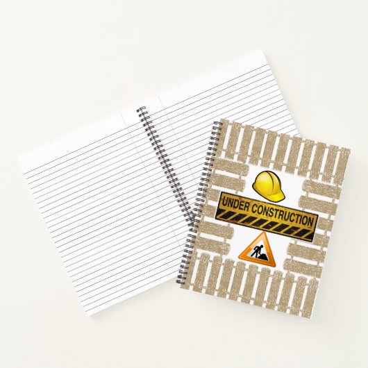 Carnet Spiral En Construction (Intérieur)