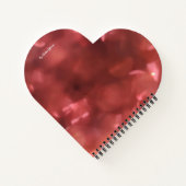 Carnet spiral en forme de coeur (Dos)