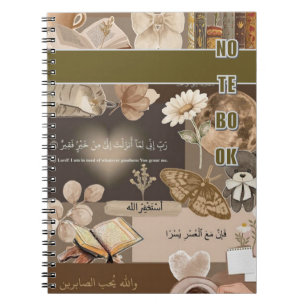 Carnet spiral esthétique vintage