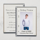 Carnet spiral - Faire-part de 3x5 (Devant / Derrière)