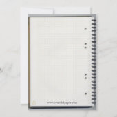 Carnet Spiral - Faire-part de graduation (Dos)