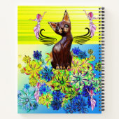 Carnet spiral Fairy Kitten Floral (Dos)