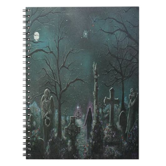Carnet spiral fantôme du cimetière (Devant)