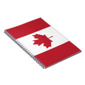 Carnet spiral Feuille d'érable du Canada (Côté Droit)