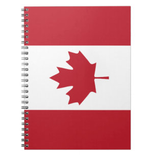 Carnet spiral Feuille d'érable du Canada