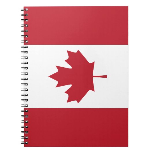 Carnet spiral Feuille d'érable du Canada (Devant)