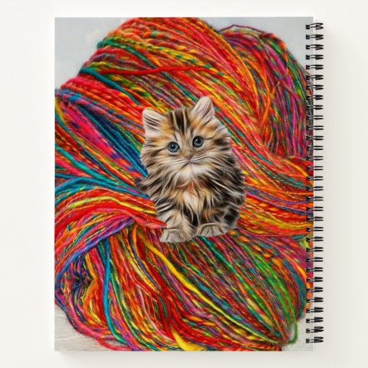 Carnet spiral Fils Kitten (Dos)