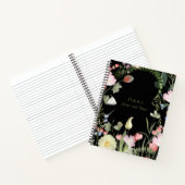 Carnet Spiral Fleur sauvage personnalisé (Intérieur)