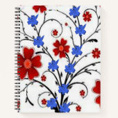 Carnet spiral floral (Devant)