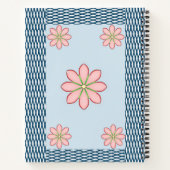 Carnet spiral floral (Dos)