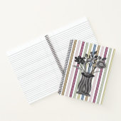 Carnet spiral floral (Intérieur)