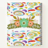 Carnet spiral floral (Dos)
