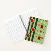 Carnet spiral floral (Intérieur)