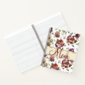 Carnet spiral floral (Intérieur)