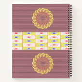 Carnet spiral floral (Dos)
