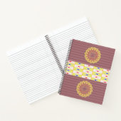 Carnet spiral floral (Intérieur)