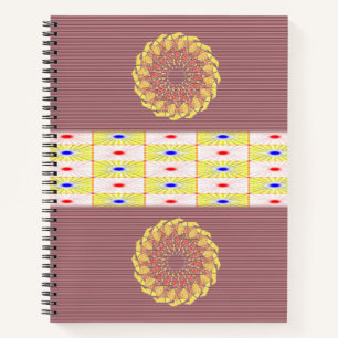 Carnet spiral floral