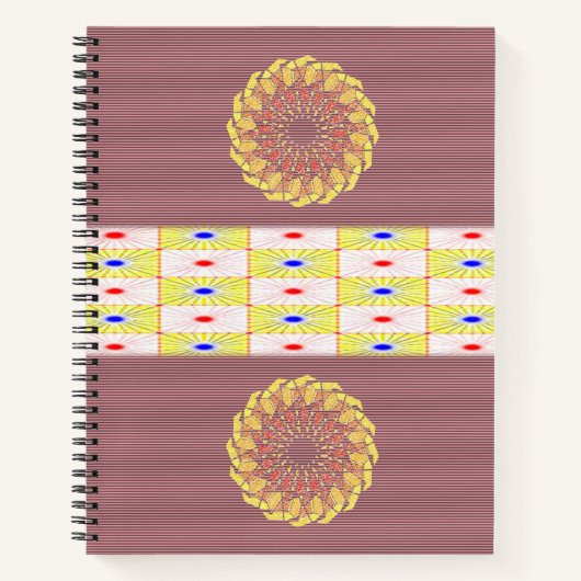 Carnet spiral floral (Devant)