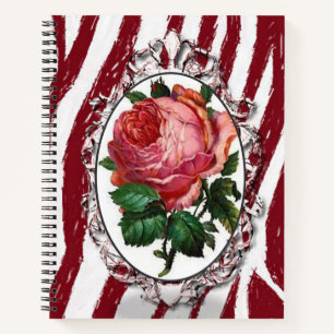 Carnet spiral floral