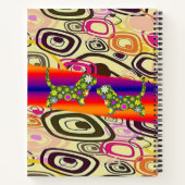 Carnet spiral floral (Dos)