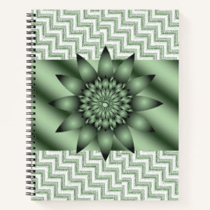 Carnet spiral floral