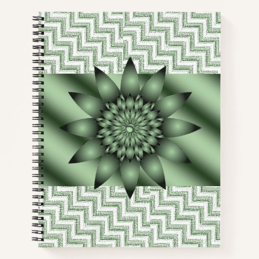 Carnet spiral floral (Devant)