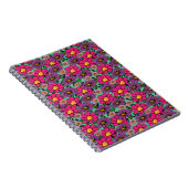 Carnet spiral floral clair (Côté Droit)