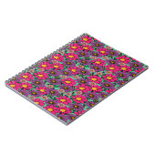 Carnet spiral floral clair (Côté gauche)